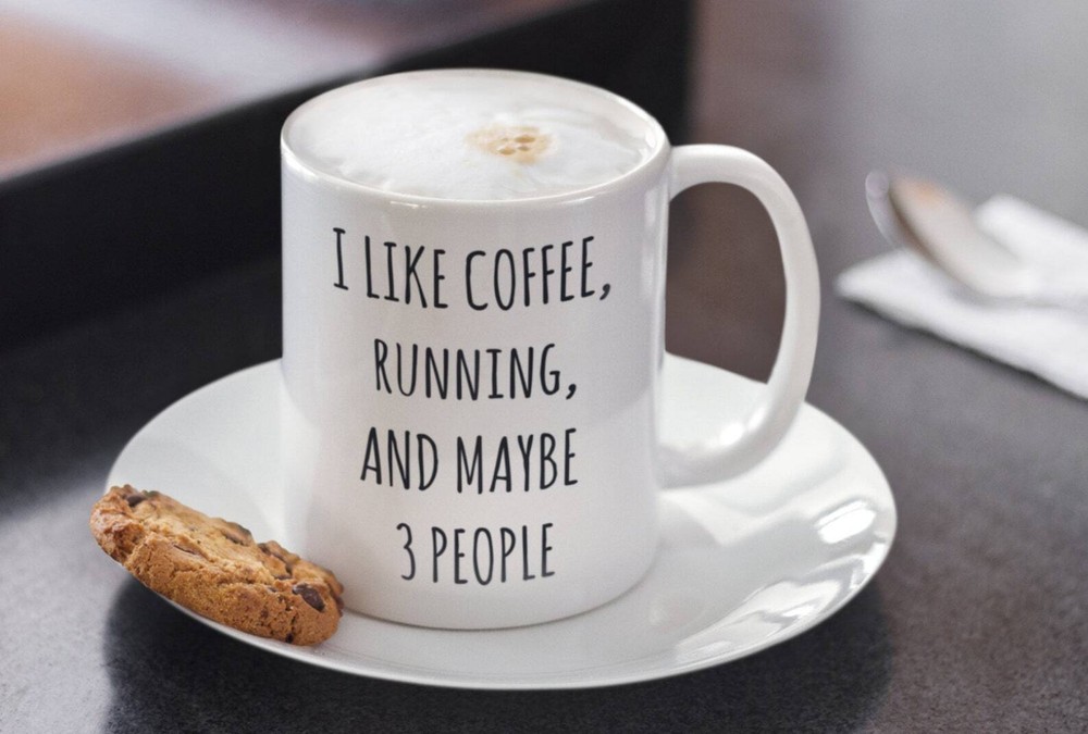Personalizedrunning Coffee Mug Humorous Saying Jogging Gift Funny Gift For Sport