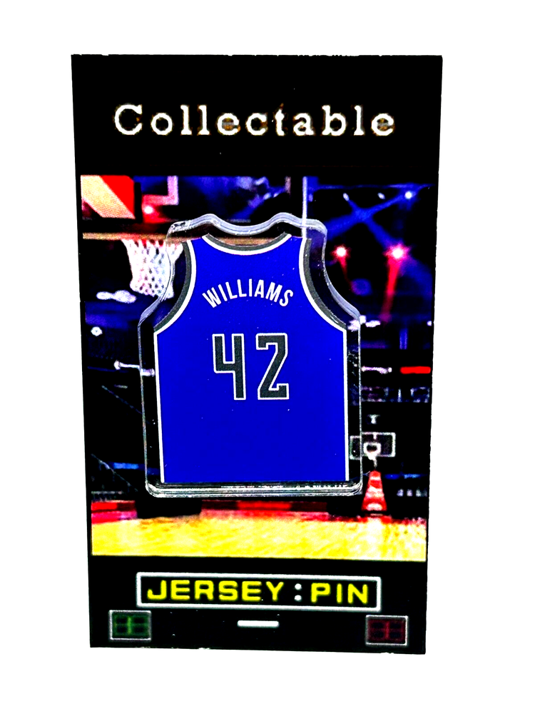 Sacramento Kings Walt Williams jersey lapel pin-Classic RETRO Collectible