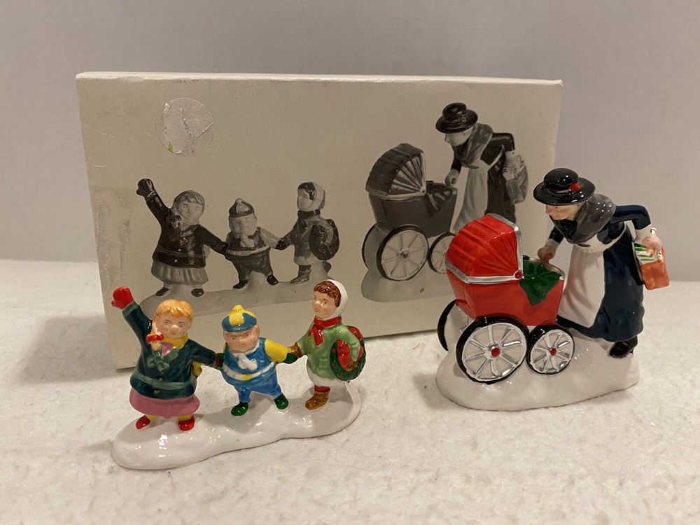 Dept 56 “Nanny And The Preschoolers” Snow Village 5430-5 Box 54305