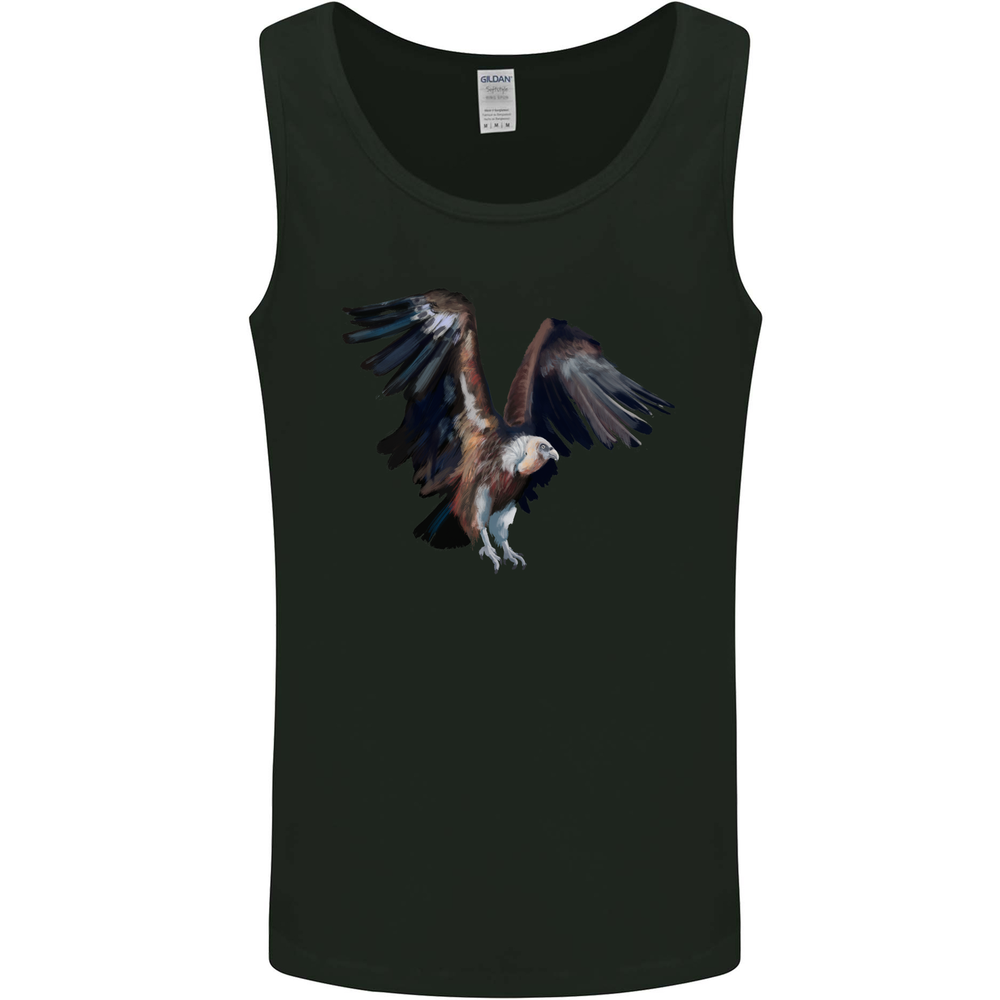 A Vulture Illustration Birds of Prey Mens Vest Tank Top