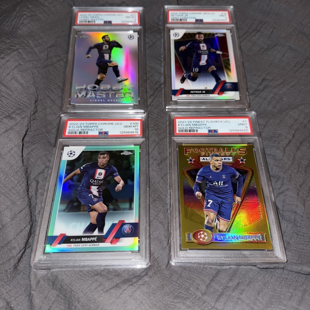 MASSIVE PSG PSA LOT - Mbappe/Messi/Neymar