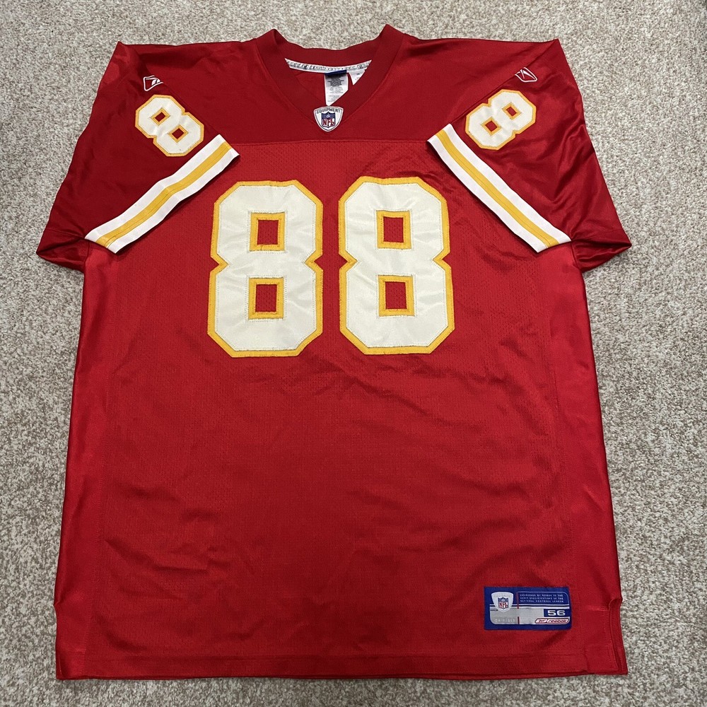 Authentic Reebok Tony GONZALEZ Kansas City CHIEFS #88 Stitched Jersey SZ 56