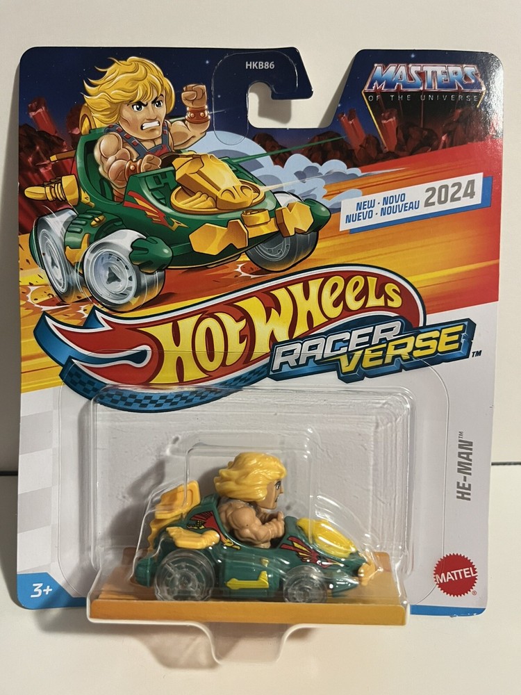 RARE new HOT WHEELS RACER VERSE die cast HE-MAN mattel MOTU masters