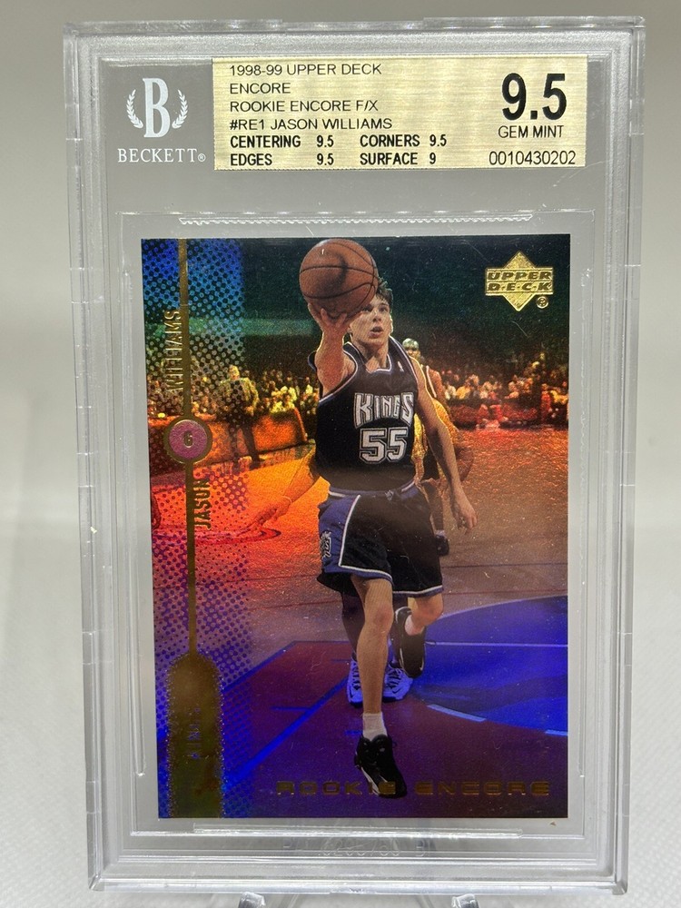 JASON WILLIAMS 1998-99 Upper Deck Encore  F/X  ROOKIE /1000 BGS 9.5 POP 1 GEM SP