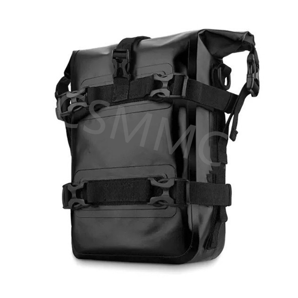 Motorcycle Bumper Crash Bars Bag Repair Tool Placement Storage Pocket Waterproof