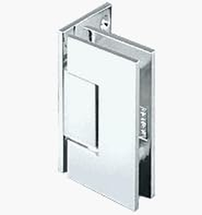 Geneva 044 Series Chrome Offset Wall Mount Hinge Back Plate