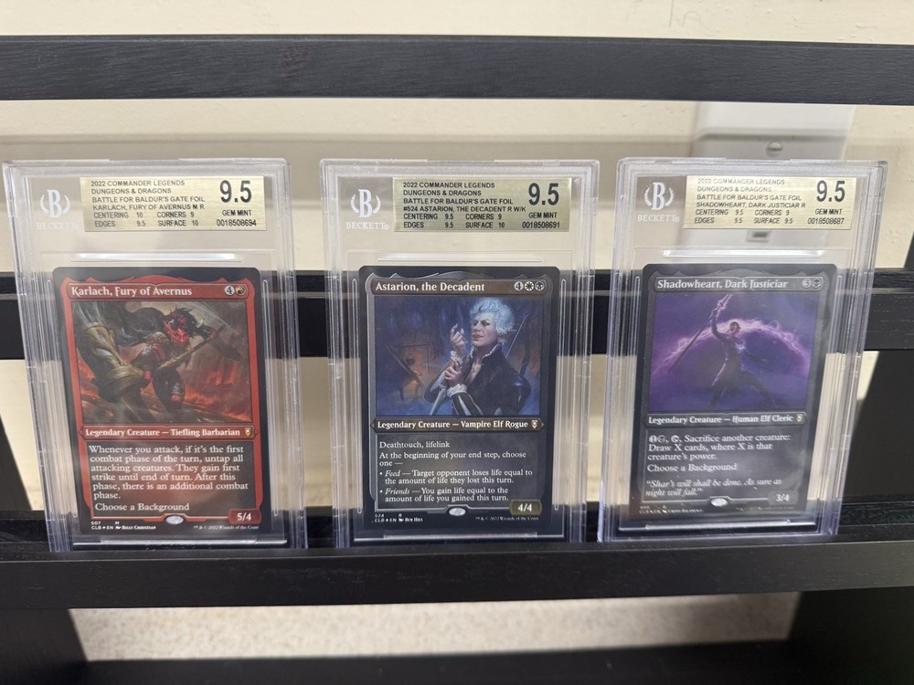 Battle For Baldur’s Gate Foil Set 2022 MTG All BGS 9.5 D&D Mint