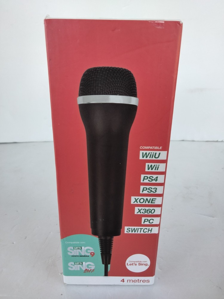 USB Microphone for Karaoke / Disney Singing Game Let's Just Sing It PS XBox Wii