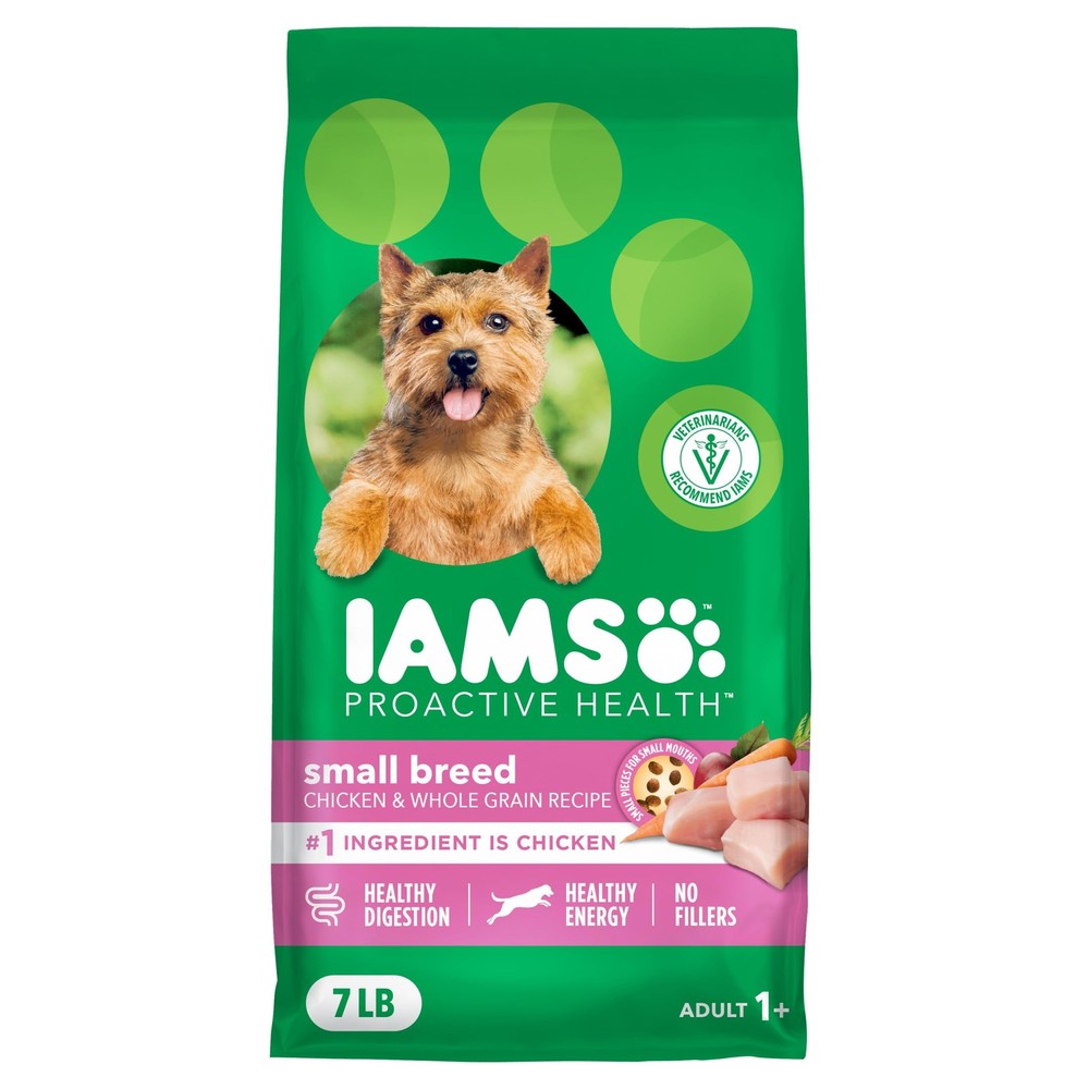 IAMS Proactive Health Small Breed Adult Dry Dog 7 Pound (Pack of 1), Chicken