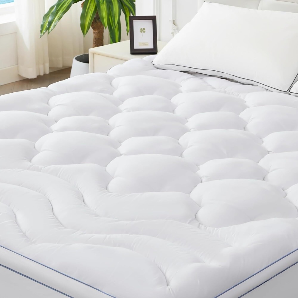 BDEUS Twin Mattress Pad, Extra Thick 1450GSM