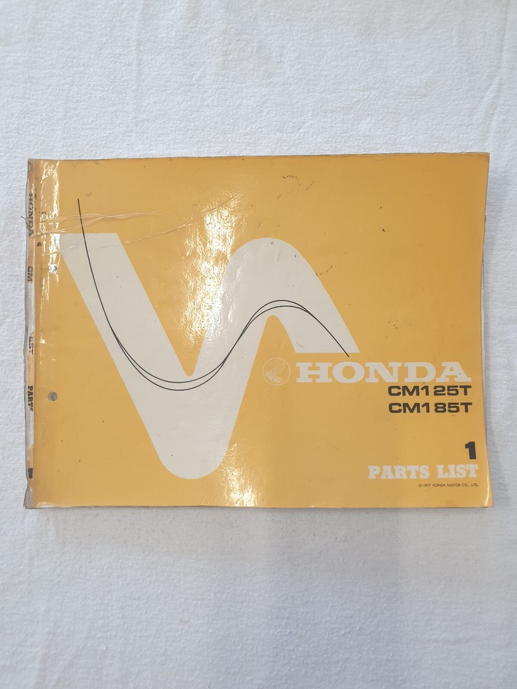 Honda CM125T CM185T Spare Parts Catalog B0004 English Version