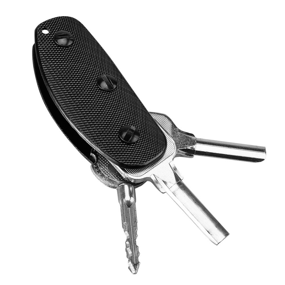 Key Organizer Compact Holder for Less Than Keys Aluminum Clip