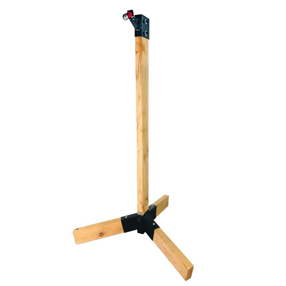 Durable 2x4 Base Target Stand with Heavy-Duty Steel Target Hanger