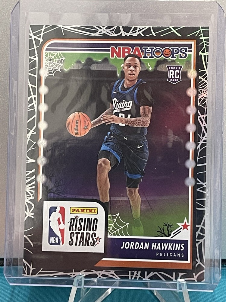 2023-24 panini nba haunted holo webs rising stars jordan hawkins #288