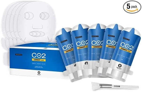 Ribeskin MINI COMBO  CO2 Carboxy Therapy GEL + MASK