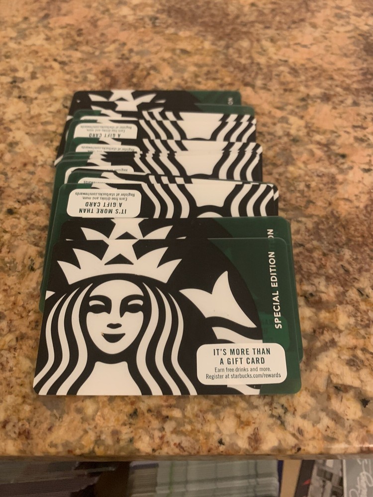 STARBUCKS Gift Card 2016 Siren  Special Edition No $ Value. 100 Cards.-image