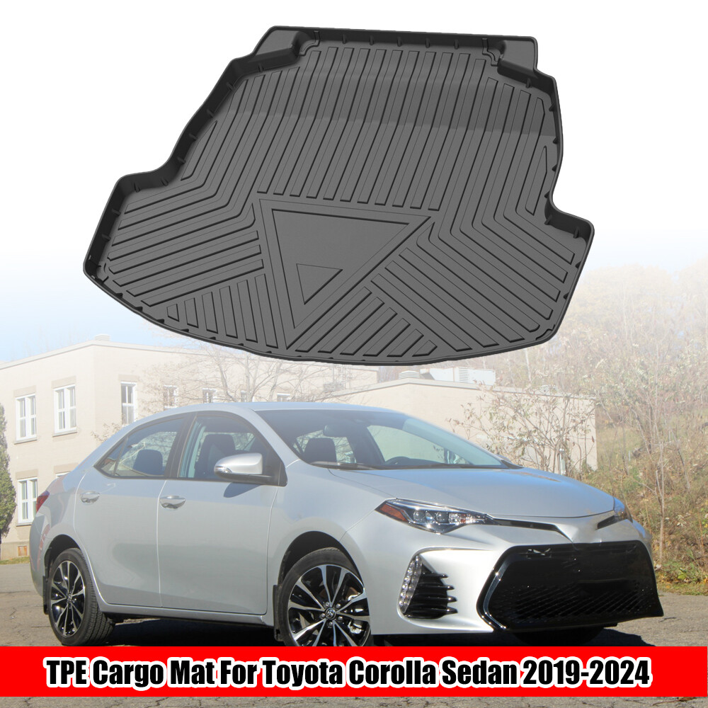 For Toyota Corolla Sedan 19-24 Boot Trunk Floor Cover Mat Rear Cargo Liner Tray