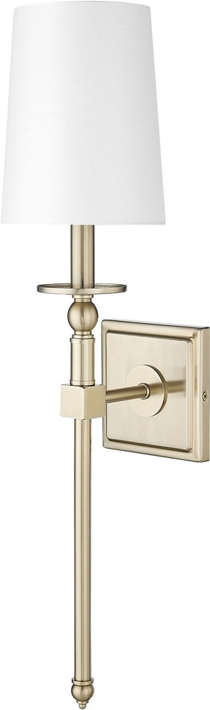 Millennium Lighting 46971 26-Inch Gold Wall Sconce with Clear Glass Shade