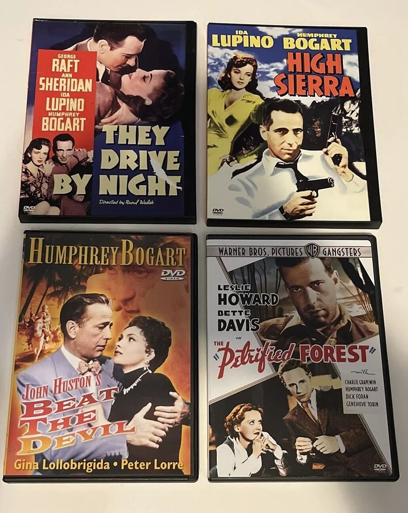 Humphrey Bogart DVD Lot Of 4 - High Sierra, The Petrified Forest (read desc)