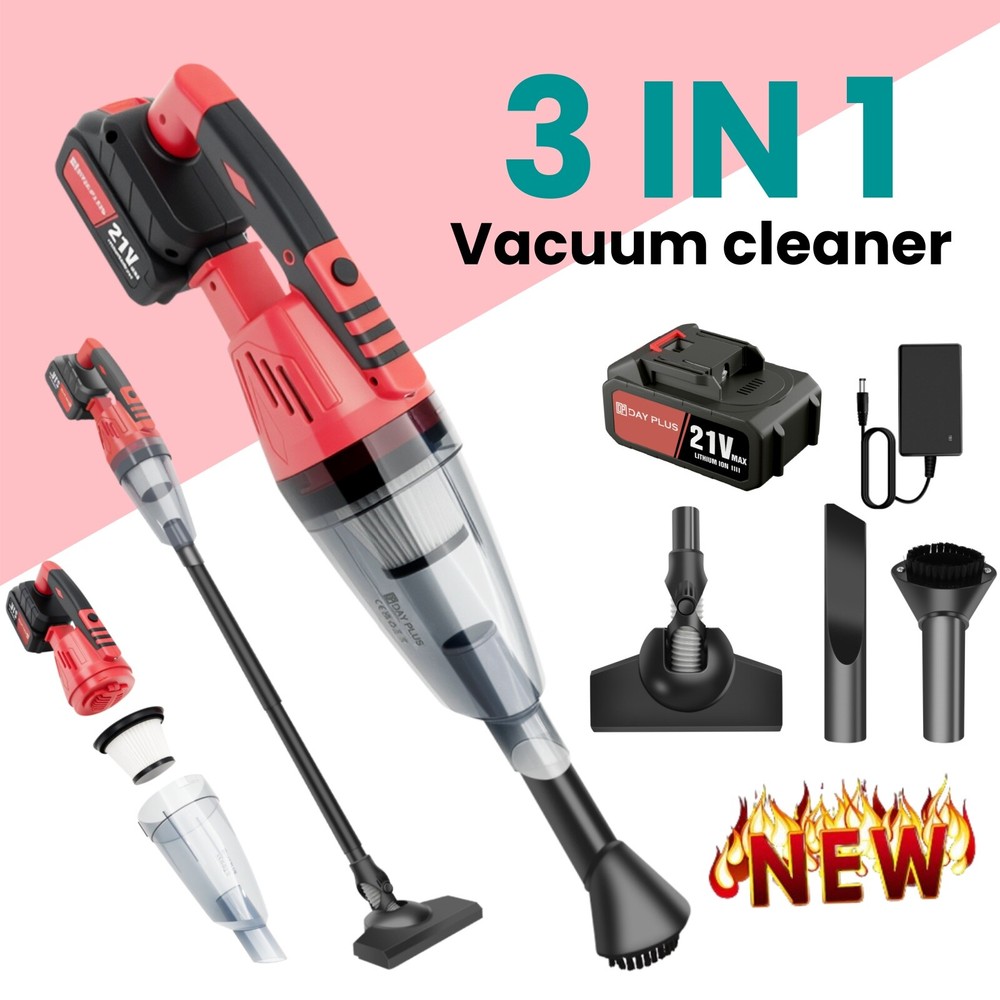 Portable Rechargeable 2025 Cordless Wet Dry Handheld Vacuum Cleaner for Car and Home  