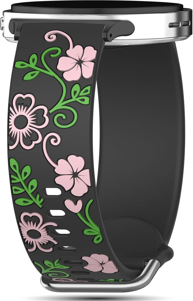 Floral Strap Compatible with Samsung Galaxy Watch 8 40mm/44mm, Dressy Design