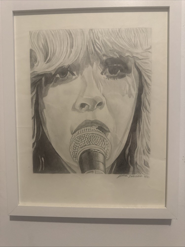 Drawing of Stevie Nicks of Fleetwood Mac