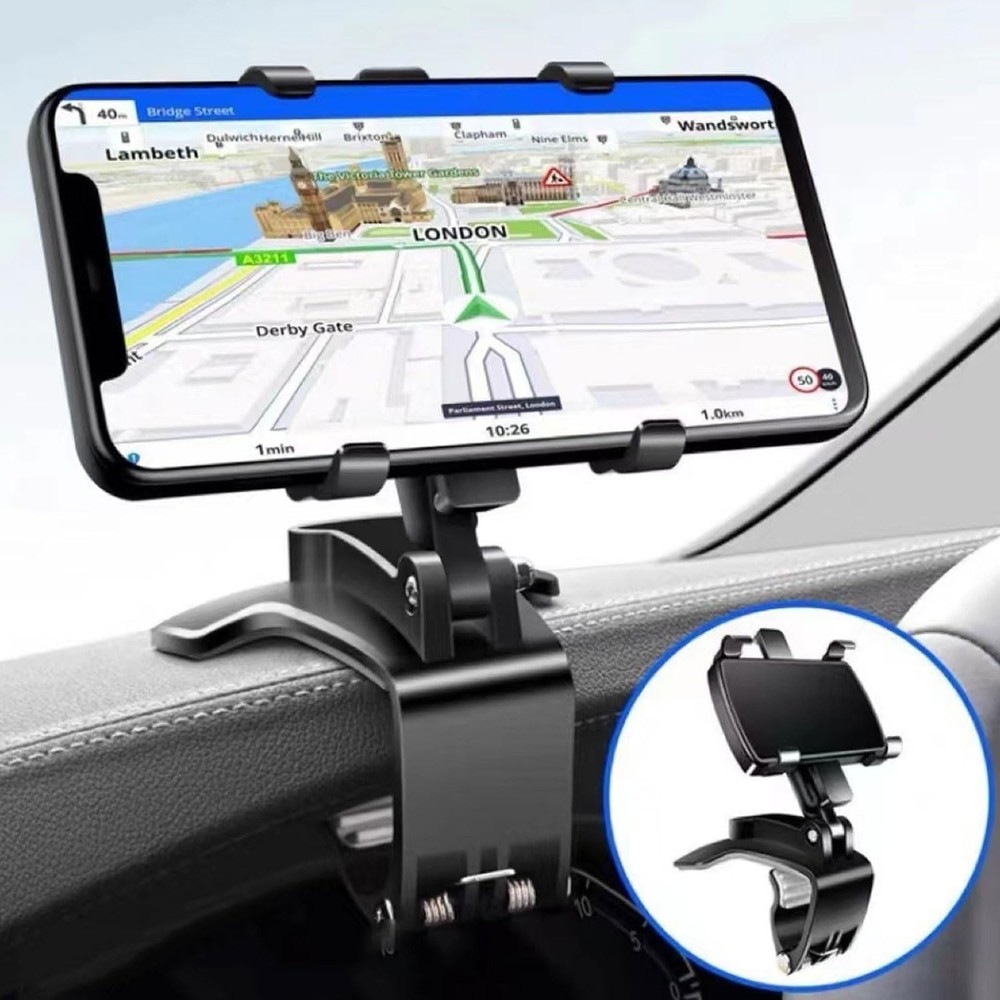 360° Car Phone Mount Holder Clip Universal For Cell Phone iPhone 17 16 Pro Max