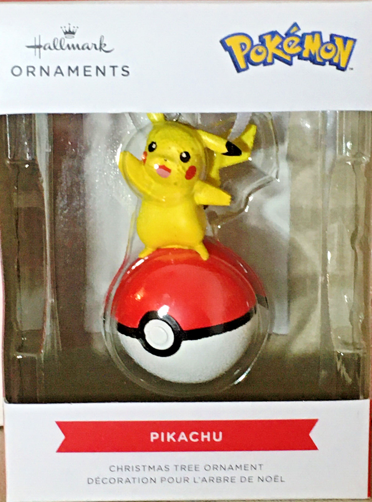 Pikachu Pokemon Christmas Tree Ornament by Hallmark in Festive Resin