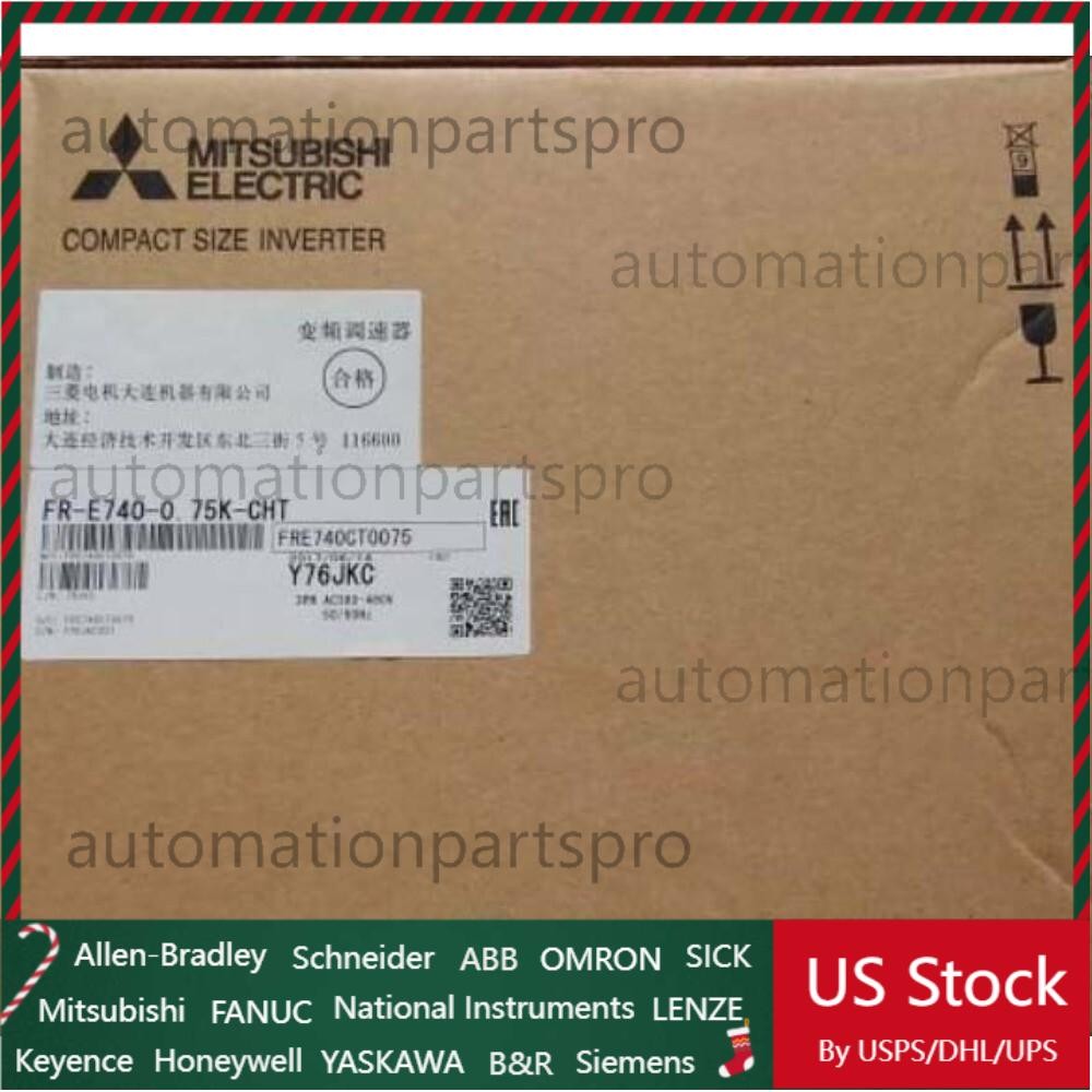 FR-E740-0.75K-CHT NEW MITSUBISHI COMPACT FREQUENCY INVERTER PLC MODULE