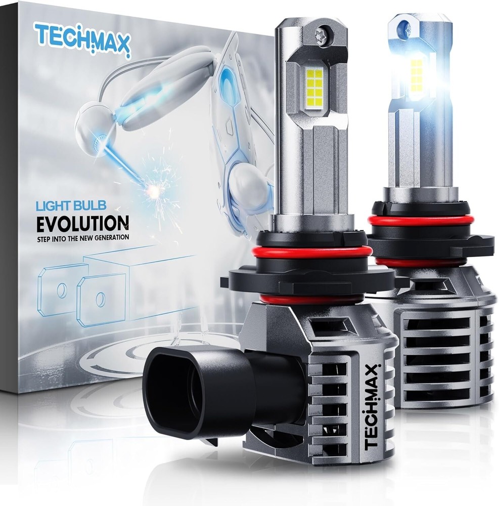 2-Pack Adjustable HB3 Fog Light Bulbs, 600% Brightness for Enhanced Visibility