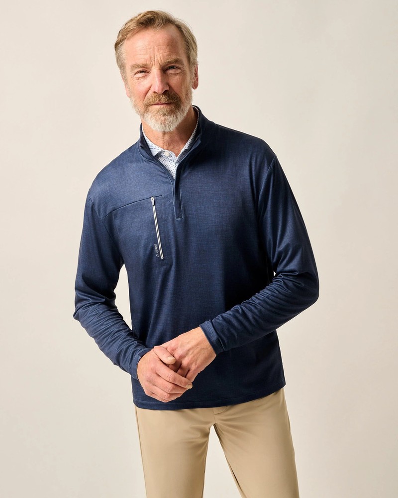 johnnie-O Spur Performance 1/4 Zip Pullover Navy Size XXL
