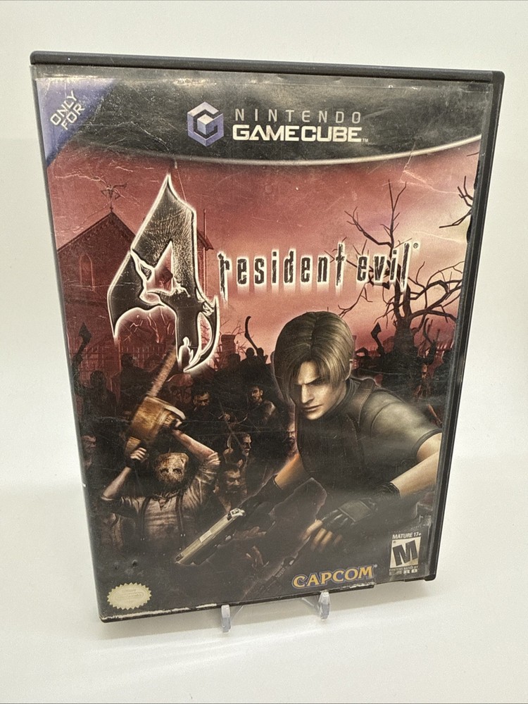 Resident Evil 4 Nintendo GameCube 2005 Complete CIB 2 Disc Set with Manual Works