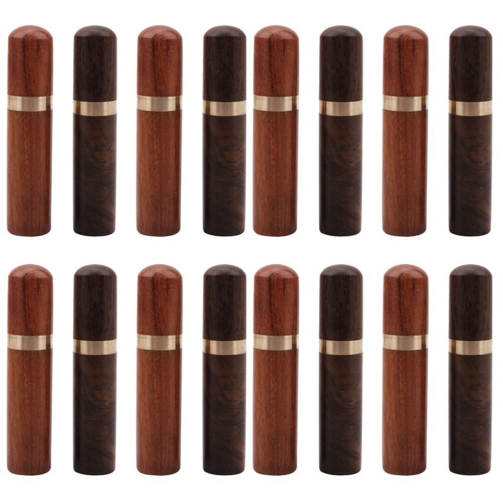 2-Pack Wooden Sewing Needle & Thread Box Crochet Travel Organizer Case