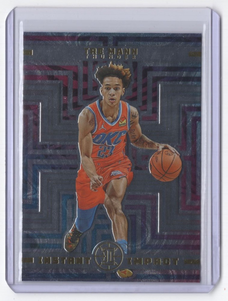 2021-22 Panini Illusions Tre Mann OKC Thunder Instant Impact #17 RC Rookie Card
