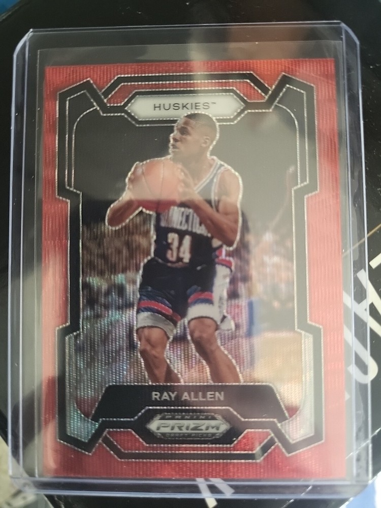 Ray Allen Red Wave 2024 Panini Draft Picks Basketball Card #13 - Limited Edition Collectible for NBA Fans and Card Enthusiasts