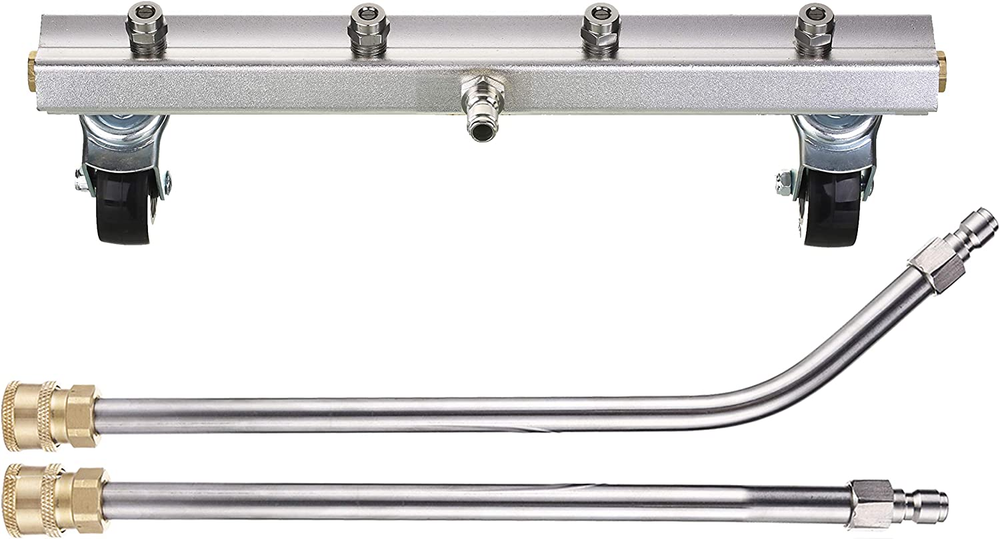 M MINGLE Pressure Washer Undercarriage Cleaner, under Car Wash, with 45 Degree A