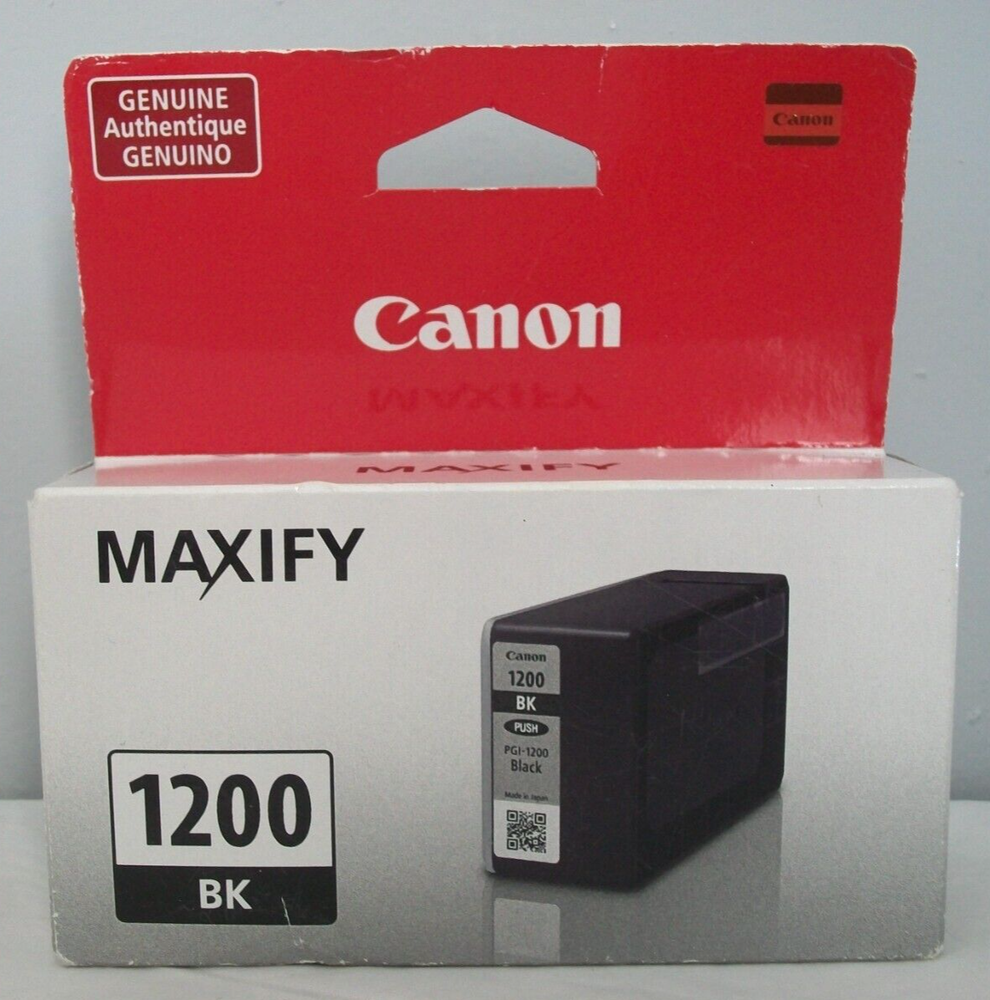 Genuine Canon Maxify 1200 Black Ink Cartridge - Black PGI-1200BK