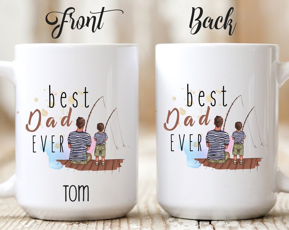 Mug For Dad Best Dad Ever Personalized Coffee Mug Personalized Fathers Day
