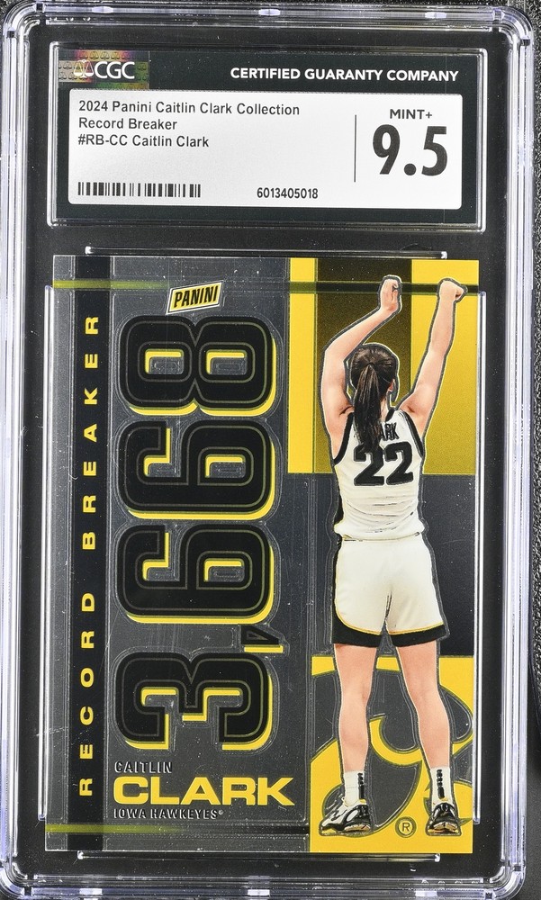 2024 Panini Caitlin Clark Collection #RB-CC Record Breaker CGC 9.5