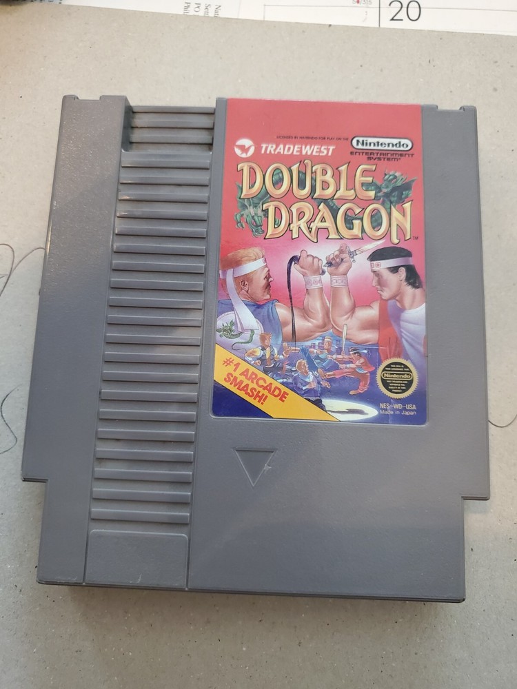 Double Dragon NES 1988 Authentic Cartridge Only - Nintendo NES Game-image