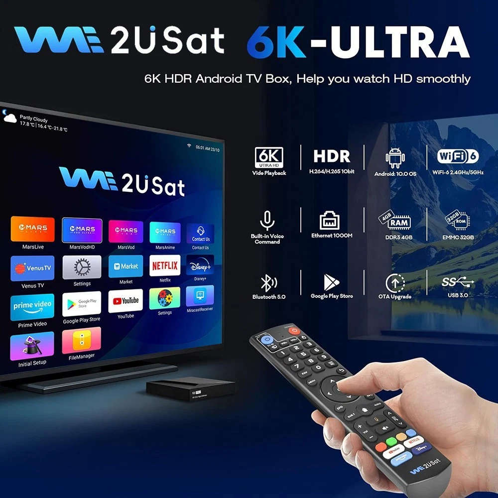 2026 NEWEST SUPER BOX S6 MAX/V See Box V6 PLUS/WE2USAT K3 PRO 6K Smart TV Box