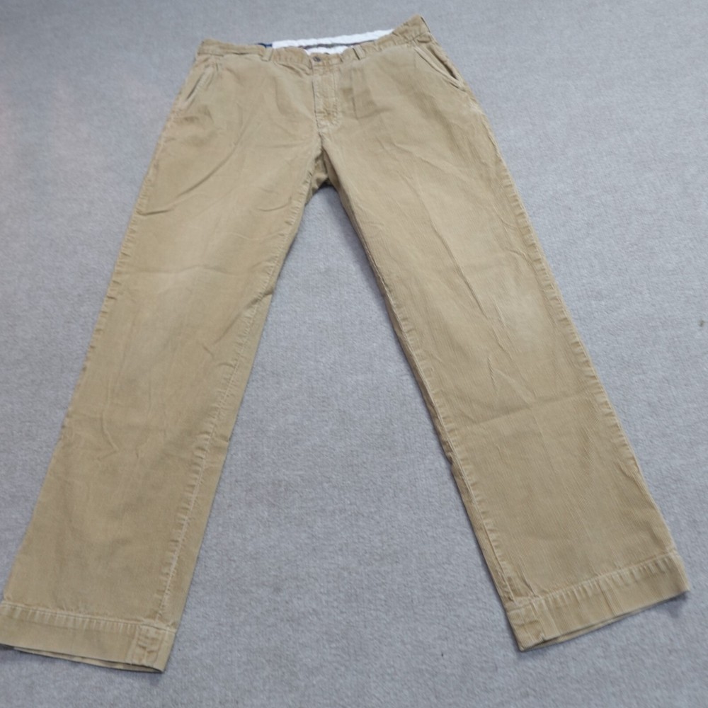 Ralph Lauren Corduroy Pants 36x31 Beige Prospect Preppy Style