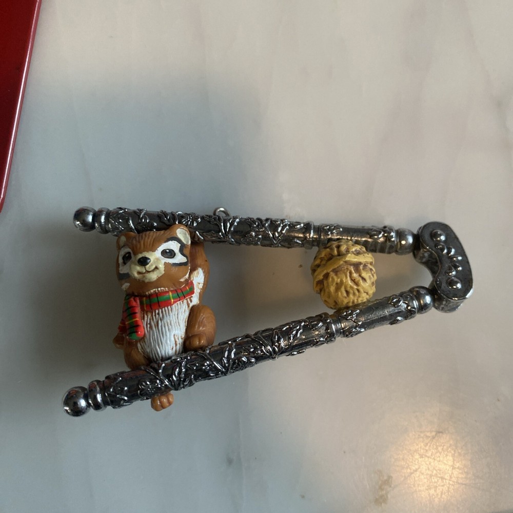 A Chipmunk Holiday Nutcracker 1988 Enesco Christmas Ornament