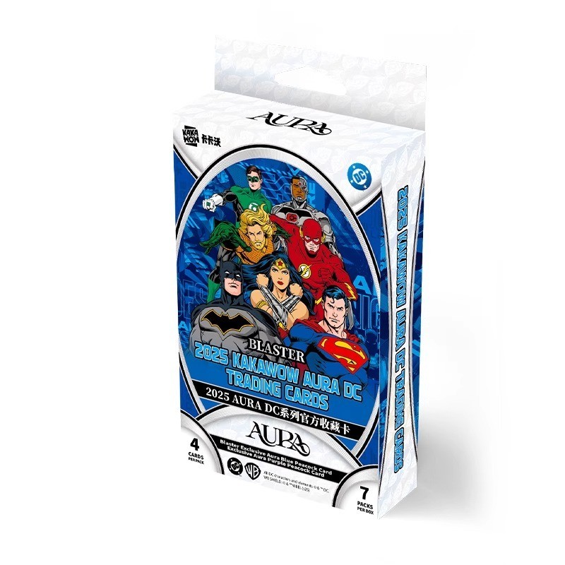 2025 Kakawow AURA DC Blaster Edition Collection Trading Cards Sealed Booster Box