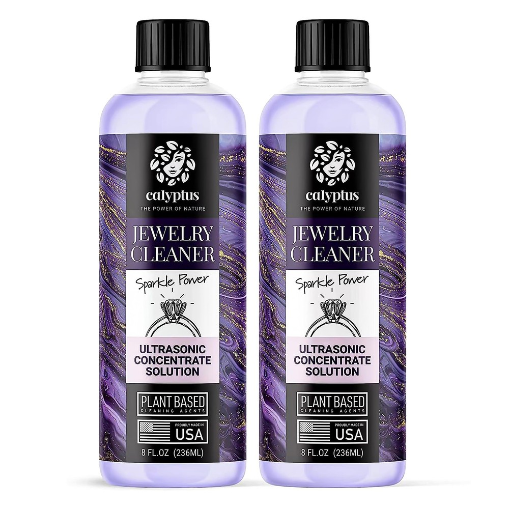 Ultrasonic Jewelry and Glasses Cleaner Concentrate for Professional Deep Cleaning