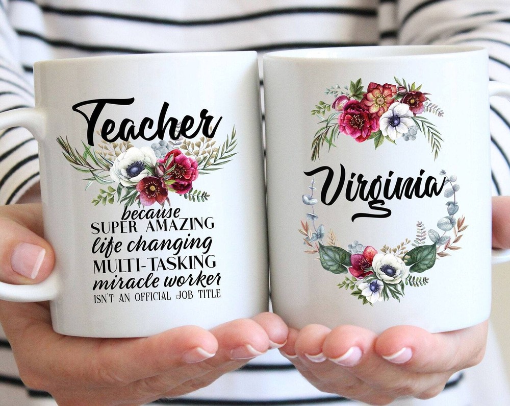Personalized Teacher Gift For Women L Retirement Thank You Appreciation Birthday