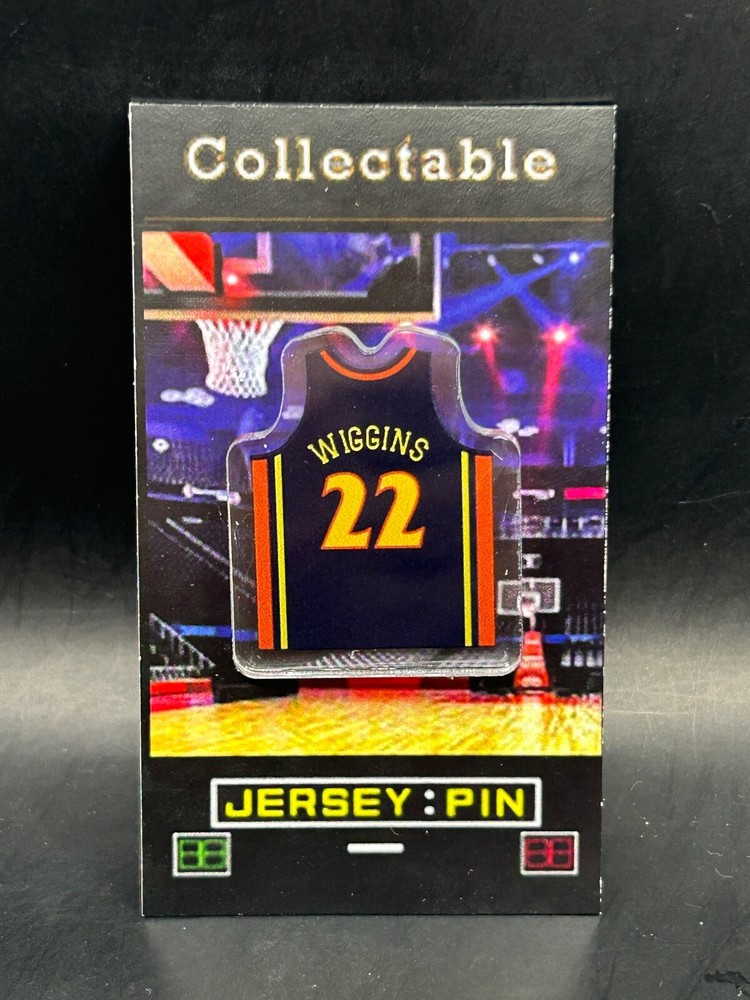 Andrew Wiggins Golden State Warriors Jersey Lapel Pin - Classic Dubs Collectible
