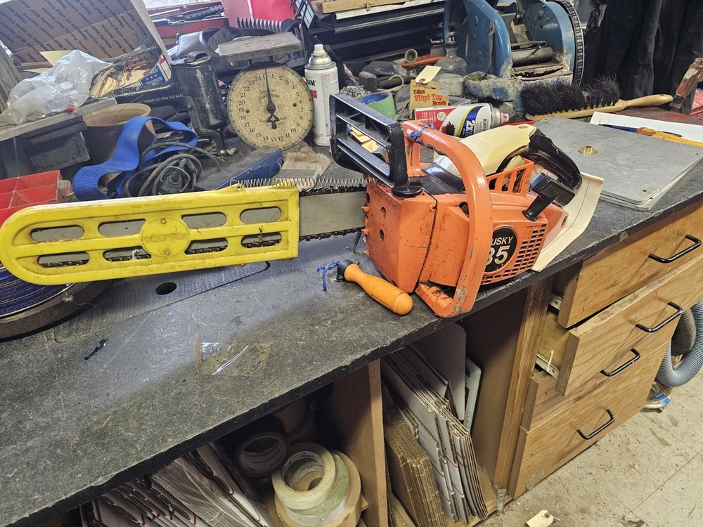 Husky 35 Chainsaw Husqvarna Vintage Antique Great Find For Collector
