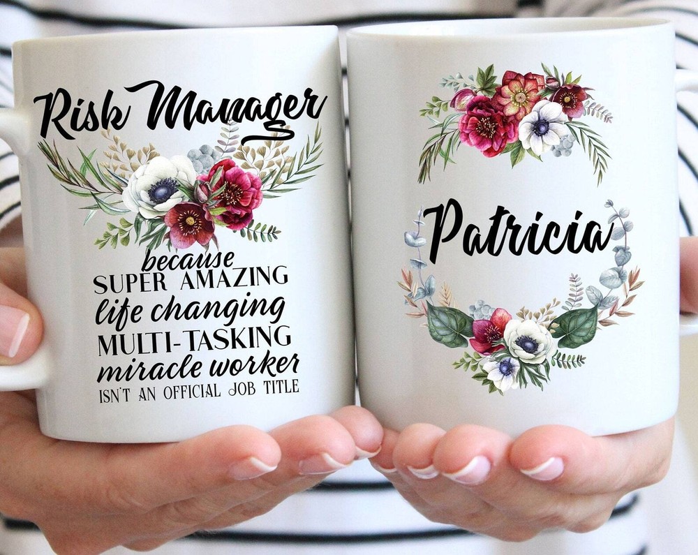 Risk Manager Gift Mug For Women L Thank You Appreciation Birthday Christmas