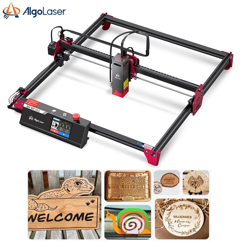 ALgolaser DIY KIT MK2 5W Laser Engraver Support Wifi 400*435mm Work Area S9R4